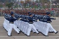 Military parade as part of the Fiestas Patrias commemorations in Santiago, Chile