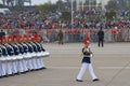 Military parade as part of the Fiestas Patrias commemorations in Santiago, Chile