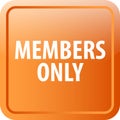 Members only web button Royalty Free Stock Photo