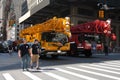 Oversize Load, Heavy Duty Equipment On 5th Avenue During The Labor Day Parade And March, International Union of Operating Engineer