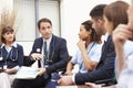 Members Of Medical Staff In Meeting Together Royalty Free Stock Photo