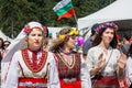 Members of the National Folk Festival Rozhen in Bulgaria