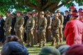 Members of the New Zealand armed forces in dress uniform