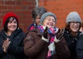 Members of the POP UP Choir at the New Years Day Swim.