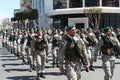 Members of Special Forces on parade Royalty Free Stock Photo