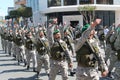 Members of Special Forces on parade Royalty Free Stock Photo