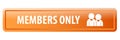 Members only web button Royalty Free Stock Photo