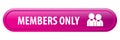 Members only web button Royalty Free Stock Photo