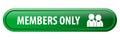 Members only web button Royalty Free Stock Photo