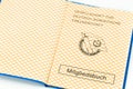 Membership card of Society for German Soviet Friendship
