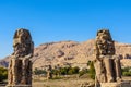 Memnon colossi statues of the Pharaoh Amenhotep III in Luxor, Egypt