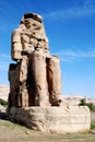 Memnon colossius near Luxor, Egypt Royalty Free Stock Photo