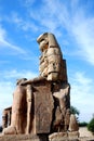 Memnon colossius near Luxor, Egypt Royalty Free Stock Photo