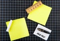 Memo board Royalty Free Stock Photo