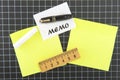 Memo board Royalty Free Stock Photo