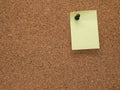 Memo board and note Royalty Free Stock Photo