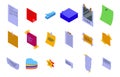 Memo icon, isometric style