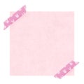 memo sticky note cute fun back to school isolated pastel color Royalty Free Stock Photo