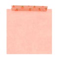 memo sticky note cute fun back to school isolated pastel color Royalty Free Stock Photo