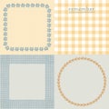 Set of 4 memo templates