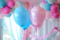 Memorable Baby gender reveal party. Generate AI Royalty Free Stock Photo