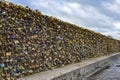 Memorable about love castles on the river hay Paris France. Love Padlocks