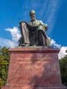 Monument to the famous composer Rimsky-Korsakov in the park in t