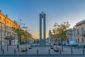 Memorandum Monument on Eroilor Avenue, Heroes ' Avenue - a central avenue in Cluj-Napoca, Romania