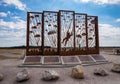 Memorial of the airborne landing on heathland `Ginkelse Heide`, Netherlands