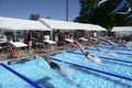 Swimming meet at Pasco Memorial Aquatic Park