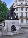 Memorial in Belgravia to the founder of the Grosvenor property dynasty Royalty Free Stock Photo