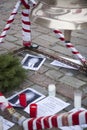 Memorial bell for president Lech Kaczynski, his wife Maria, Ryszard Kaczorowski-President in Exile and 93 people died in Smolensk