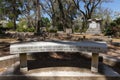 Memorial Bench at Johnny Mercer Gravesite