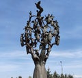 Memorial in Beslan, city of angels, September 2004 terrorist attack