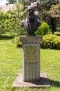 Memorial bust of Georgije Brankovic in Kulpin