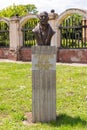 Memorial bust of Lazar Dundjerski in Kulpin