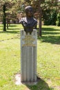 Memorial bust of Lenka Dundjerski in Kulpin.