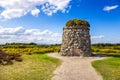 Memorial Cairn at the battlefield of Culloden Royalty Free Stock Photo