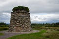 Memorial Cairn at the battlefield of Culloden, Scotland