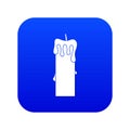 Memorial candle icon digital blue