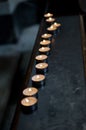 Memorial Candles Royalty Free Stock Photo