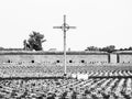 Memorial cemetery at Small fortress of Terezin, aka Theresienstadt, Czech Republic Royalty Free Stock Photo
