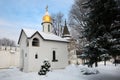 Memorial chapel of Danilov Monastery Royalty Free Stock Photo