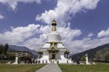 Memorial Chorten in Thimpu, Bhutan. Royalty Free Stock Photo