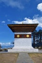 The 108 memorial chortens or stupas known as Druk Wangyal Chortens at the Dochula pass, Bhutan