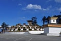 The 108 memorial chortens or stupas known as Druk Wangyal Chortens at the Dochula pass, Bhutan