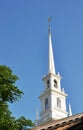Memorial Church Harvard University. Royalty Free Stock Photo