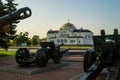 The memorial complex of the Brest fortress in Belarus.