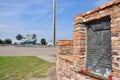 Memorial complex Brest fortress-hero. View of the Stella and the monument of courage, Brest, Belarus Royalty Free Stock Photo