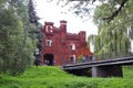 Memorial complex Brest Fortress before the storm. View of the Kholmsk Gate